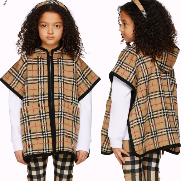 Burberry Other - Authentic Burberry reversible hooded poncho